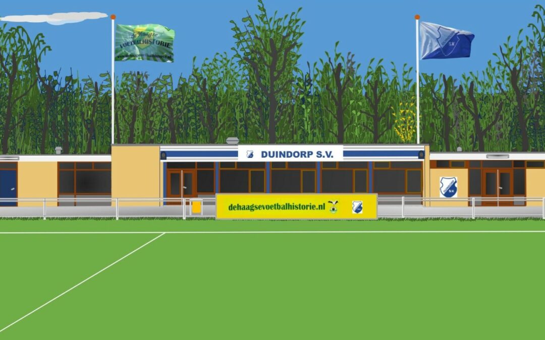 Nico van der Mark; Illustratie Duindorp SV kantine