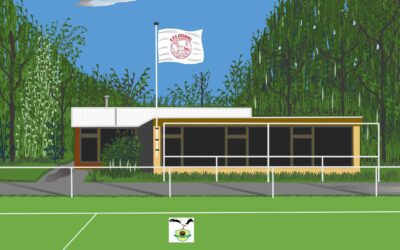 Nico van der Mark; Illustratie Hvv Archipel kantine