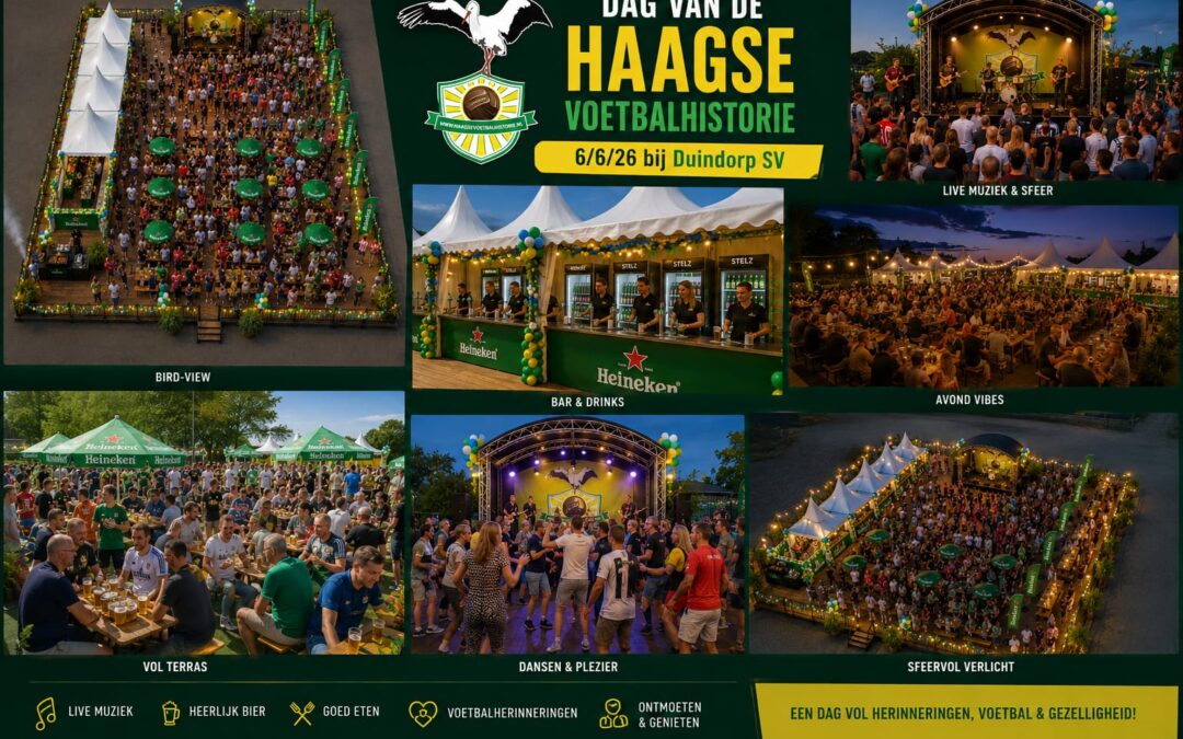 Het Feestplein op 6 juni bij Duindorp SV