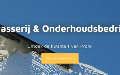 Welkom sponsor Glazenwasserij & Onderhoudsbedrijf Pronk