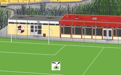 Nico van der Mark; Illustratie Kranenburg kantine en kleedkamers