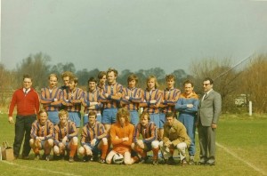 Elftal van Oranje Blauw uit de jaren '70