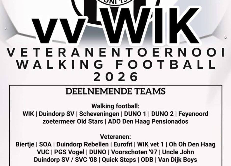 WIK veteranentoernooi