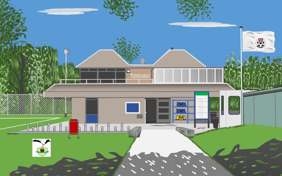 Nico van der Mark; Illustratie VSV TONEGIDO clubhuis