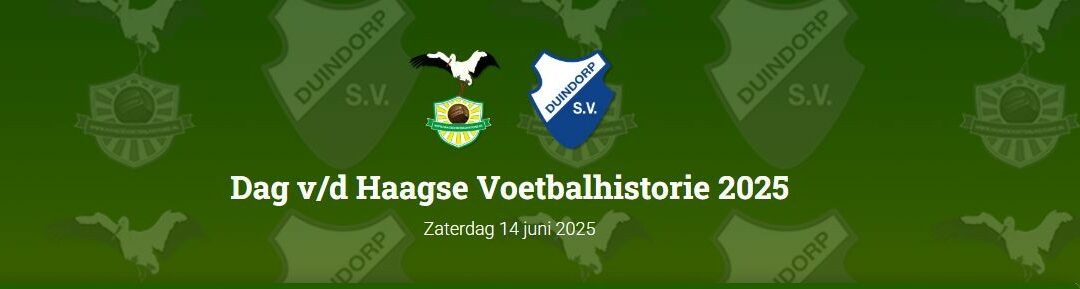 Word sponsor van de Dag van de Haagse Voetbalhistorie 2025! 🏆