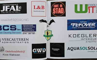 Sponsoren van ons nieuwe boek bedankt!