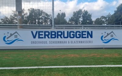 Ook “Verbruggen Schoonmaak & Glazenwasserij” verlengt sponsorschap